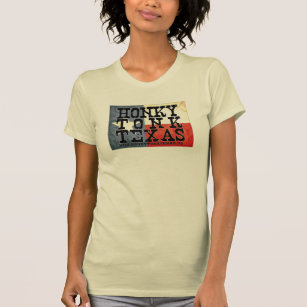 Honky Tonk Texas vintage flag T-Shirt