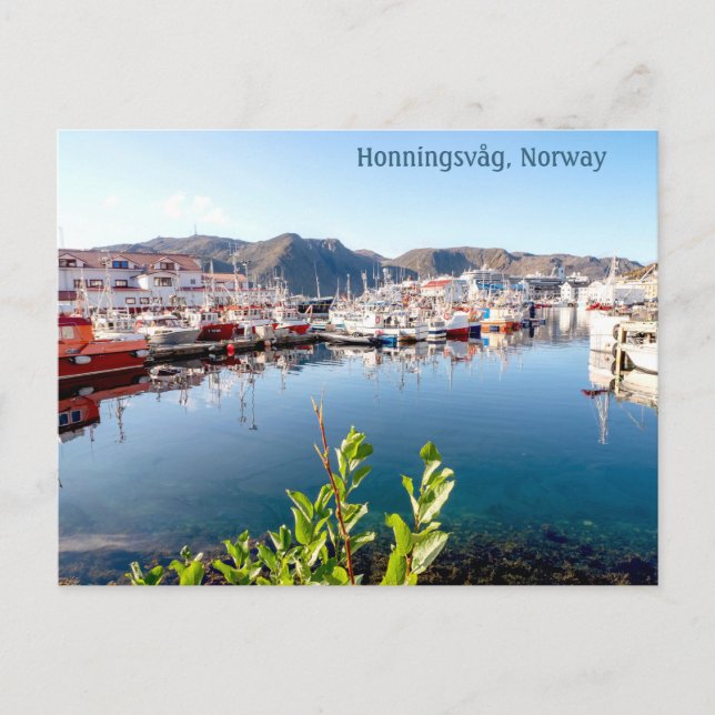Honningsvag, Norvège, Carte postale (Devant)