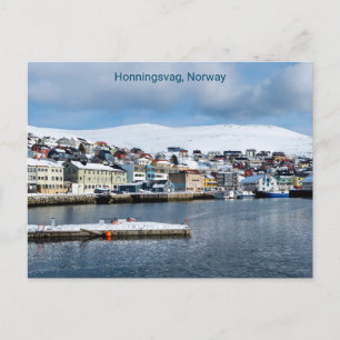 Honningsvag, Norvège, Carte postale