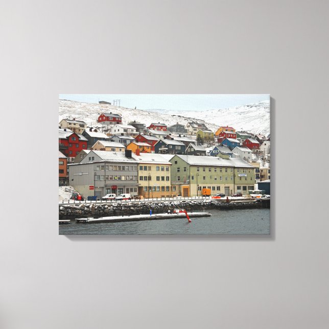 Honningsvåg, Norway Canvas Print (Front)