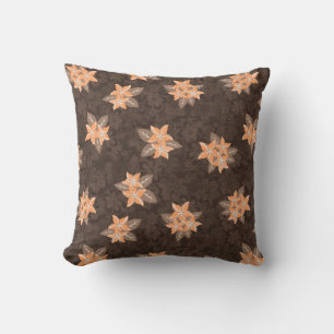 Honolua Plumeria Hawaiian Tropical Print Throw Pillow