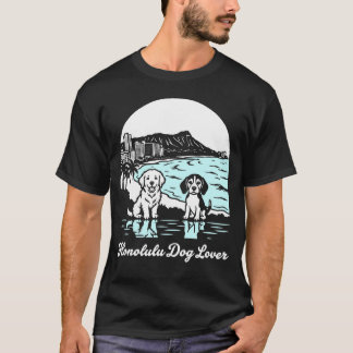 Honolulu City Hawaii Dog Lover T-Shirt