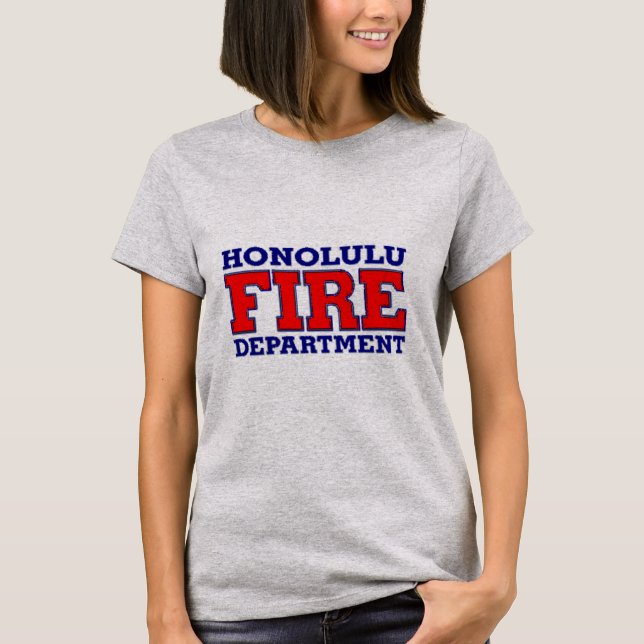 Honolulu Hawaii Fire Dept. T-Shirt (Front)
