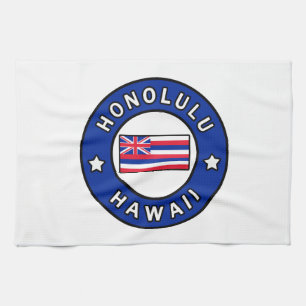 Honolulu Hawaii Kitchen Towel
