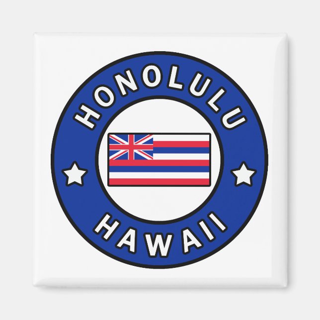 Honolulu Hawaii Magnet (Front)