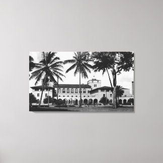 Honolulu, Hawaii View of Federal Bldg and Post 2 Canvas Print