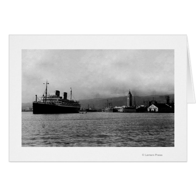 Honolulu, Hawaii - View of Honolulu (Front Horizontal)