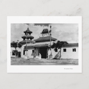 Honolulu, Hawaii - View of Lau Yee Chai Postcard