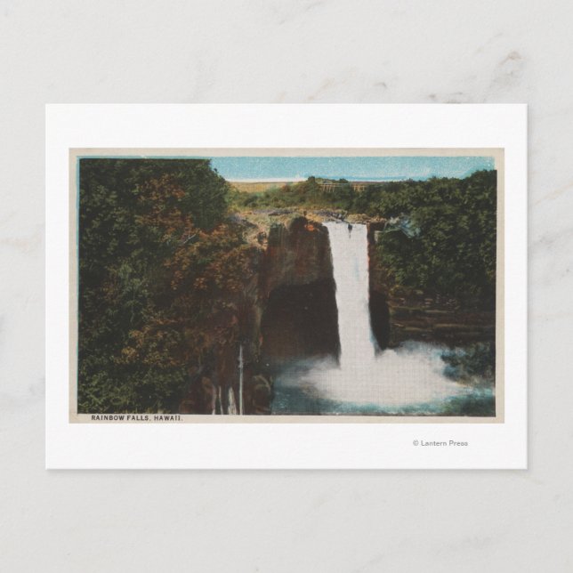 Honolulu, HI - View of Rainbow Falls Postcard (Front)