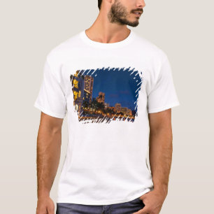 Honolulu, Oahu, Hawaii. Night exposure of T-Shirt