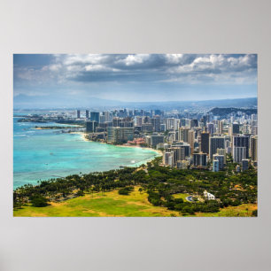 Honolulu, Oahu Poster