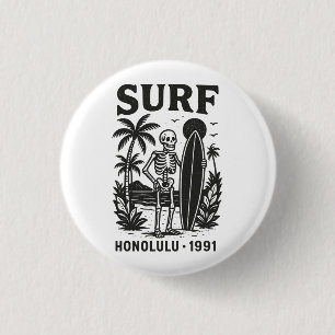Honolulu Surf 1 Inch Round Button