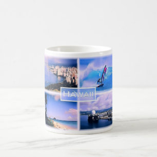 Honolulu view - The Perouse - Lanikai Beach Oahu - Coffee Mug