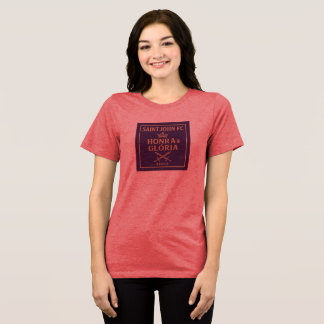 Honor & Glória Saint John FC Women's Shirt. Tri-Blend Shirt