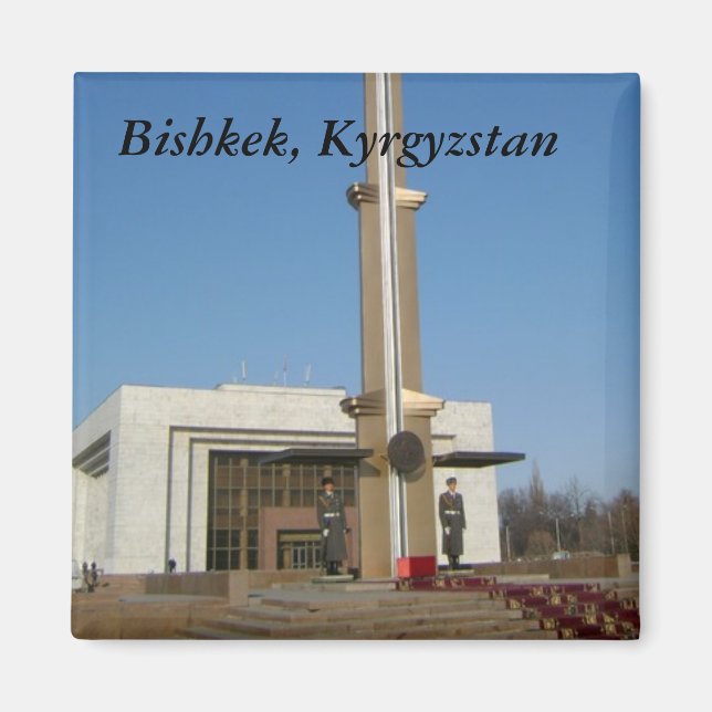 Honor Guards, Bishkek, Kyrgyzstan Kirgiz Magnet (Front)