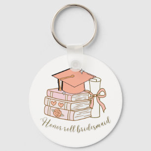 Honor Roll Bachelorette Party Design Graduation Keychain