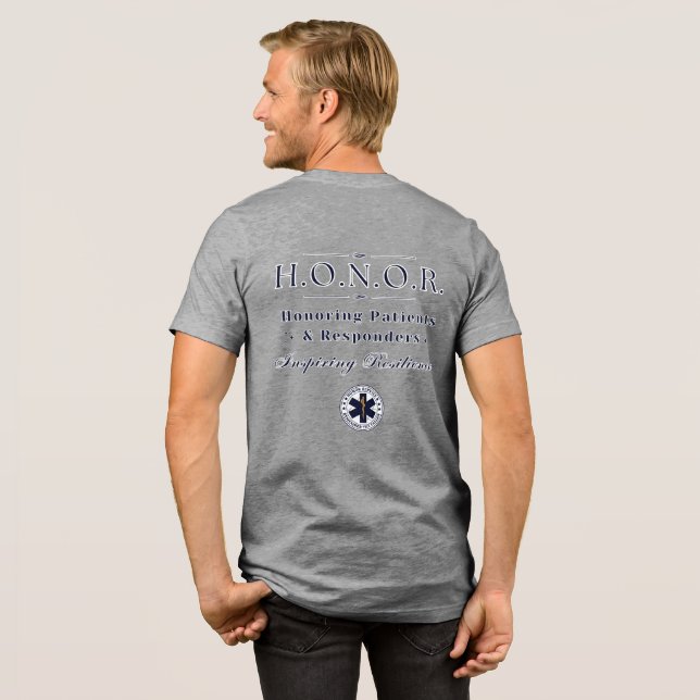 HONOR T-Shirt - Version 2 Tri-Blend Shirt (Back Full)