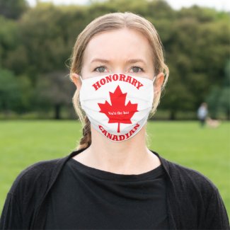 Honorary Canadian Face Mask Canada Gift mask