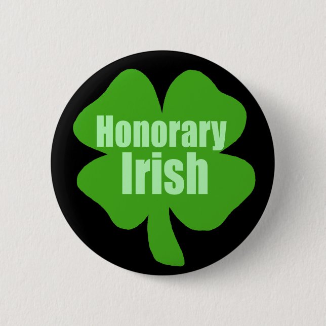 Honorary Irish 2 Inch Round Button (Front)