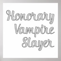 Honorary Vampire Slayer  Buffy TV Show Fan Gift