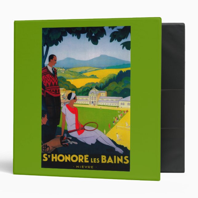 Honore Les Bains Vintage PosterEurope Binder (Front/Inside)