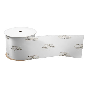 Honoring Our Fallen Heroes / Gift Ribbon Satin Ribbon
