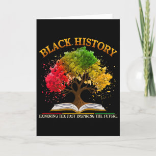 Honoring Past Inspiring Future Black History Month Card
