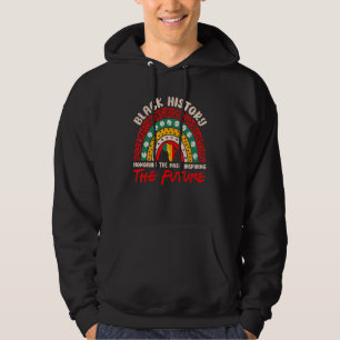 Honoring Past Inspiring Future Rainbow Pride Black Hoodie
