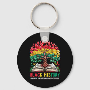 Honoring Past Inspiring Future Tree Book Black His Keychain