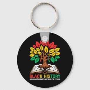Honoring Past Inspiring Future Tree Book Black His Keychain