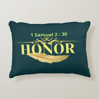 Honour (1 Samuel 2:30) Pillow