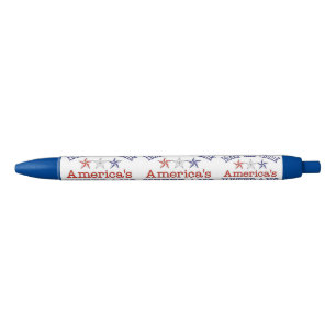 Honour and Thank American Veterans Black Ink Pen