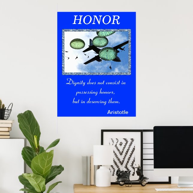 Honour Commands the Battlefield’s Noble Spirit Poster (Home Office)