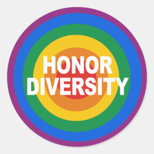 Honour Diversity Bumper Sticker