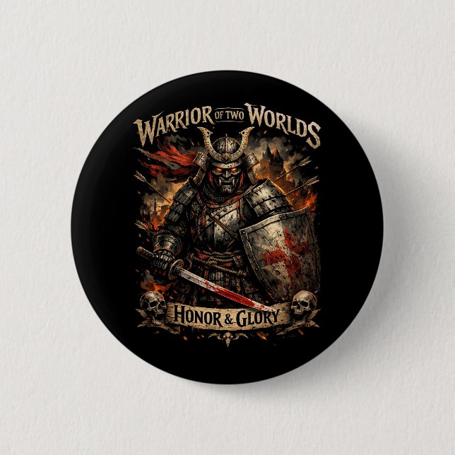 Honour & Glory 2 Inch Round Button (Front)