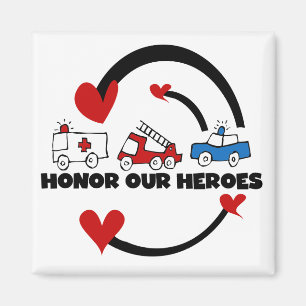 Honour Our Heroes Tshirts and Gifts Magnet