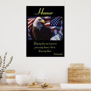 Honour Roars with Unmatched Fierce Strength Poster