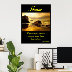 Honour Stirs Amid Seascape’s Timeless Rhythm Poster