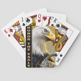 Honour The Eagle Claw gifts and apparel Playing Cards