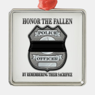 Honour The Fallen2 Metal Ornament