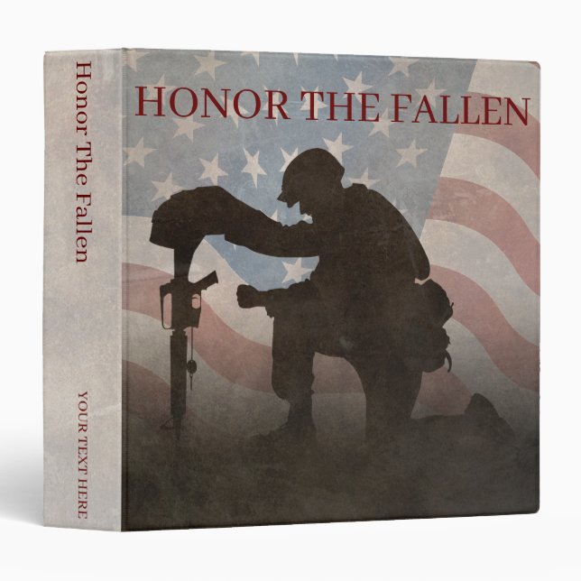 Honour The Fallen Binder (Front/Spine)