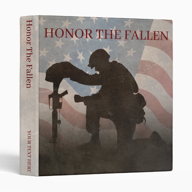Honour The Fallen Binder (Front/Spine)