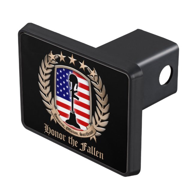 Honour The Fallen - Crest Trailer Hitch Cover (Top Right)