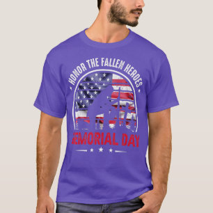 Honour The Fallen Heroes Memorial Day T-Shirt