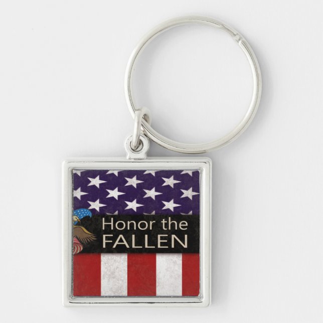 Honour the Fallen Military Keychain (Front)