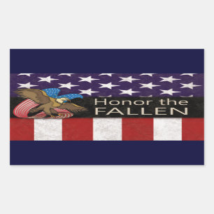 Honour the Fallen Military Sticker