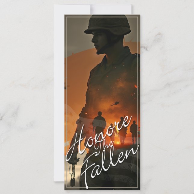 Honour the Fallen – Remember Their Sacrifice (Front)