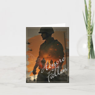 Honour the Fallen – Remember Their Sacrifice Card