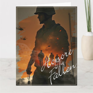 Honour the Fallen – Remember Their Sacrifice Card