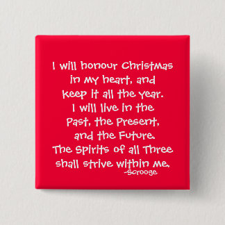 Honour-The Scrooge Series 2 Inch Square Button
